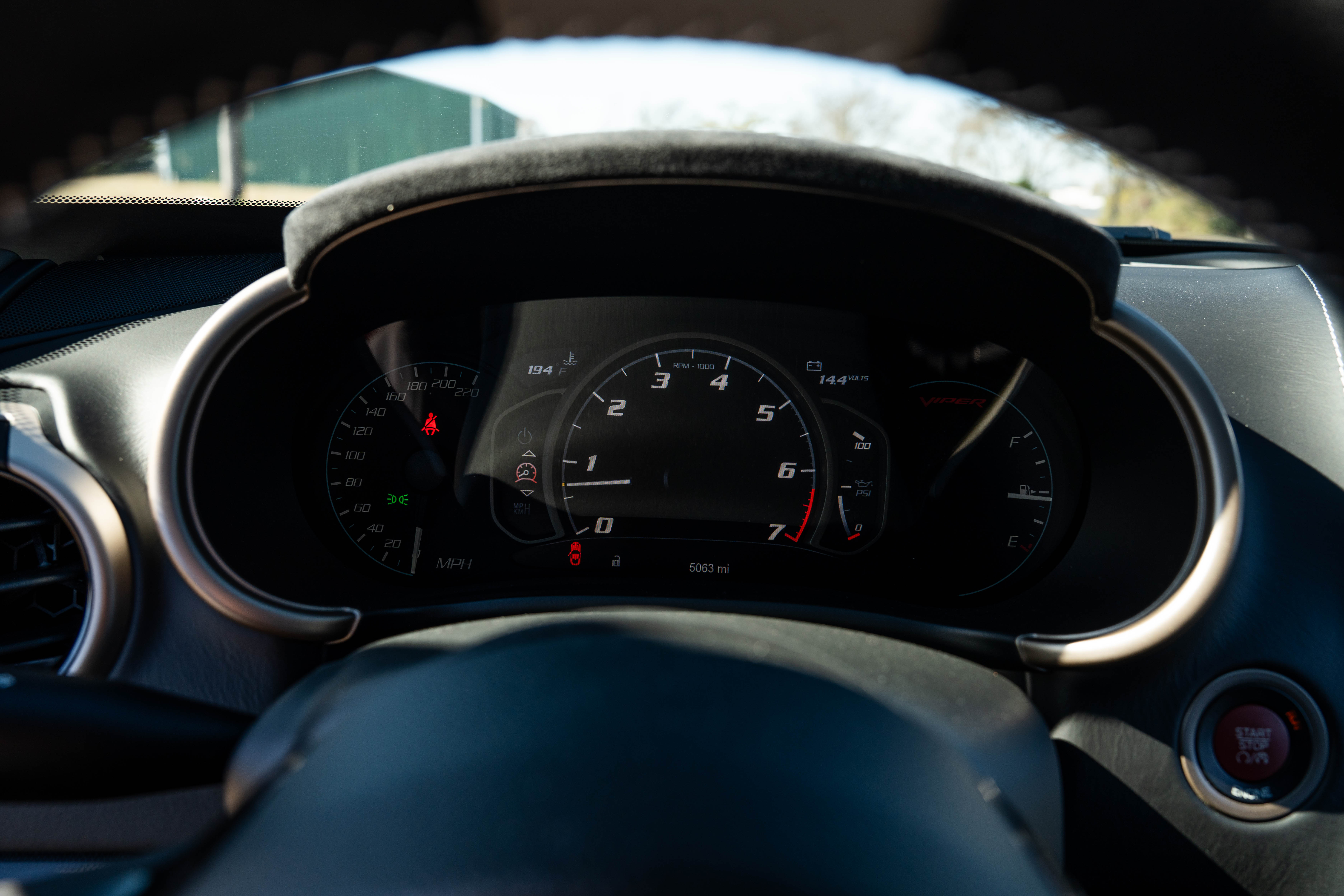 2016 Dodge Viper ACR Extreme — Interior