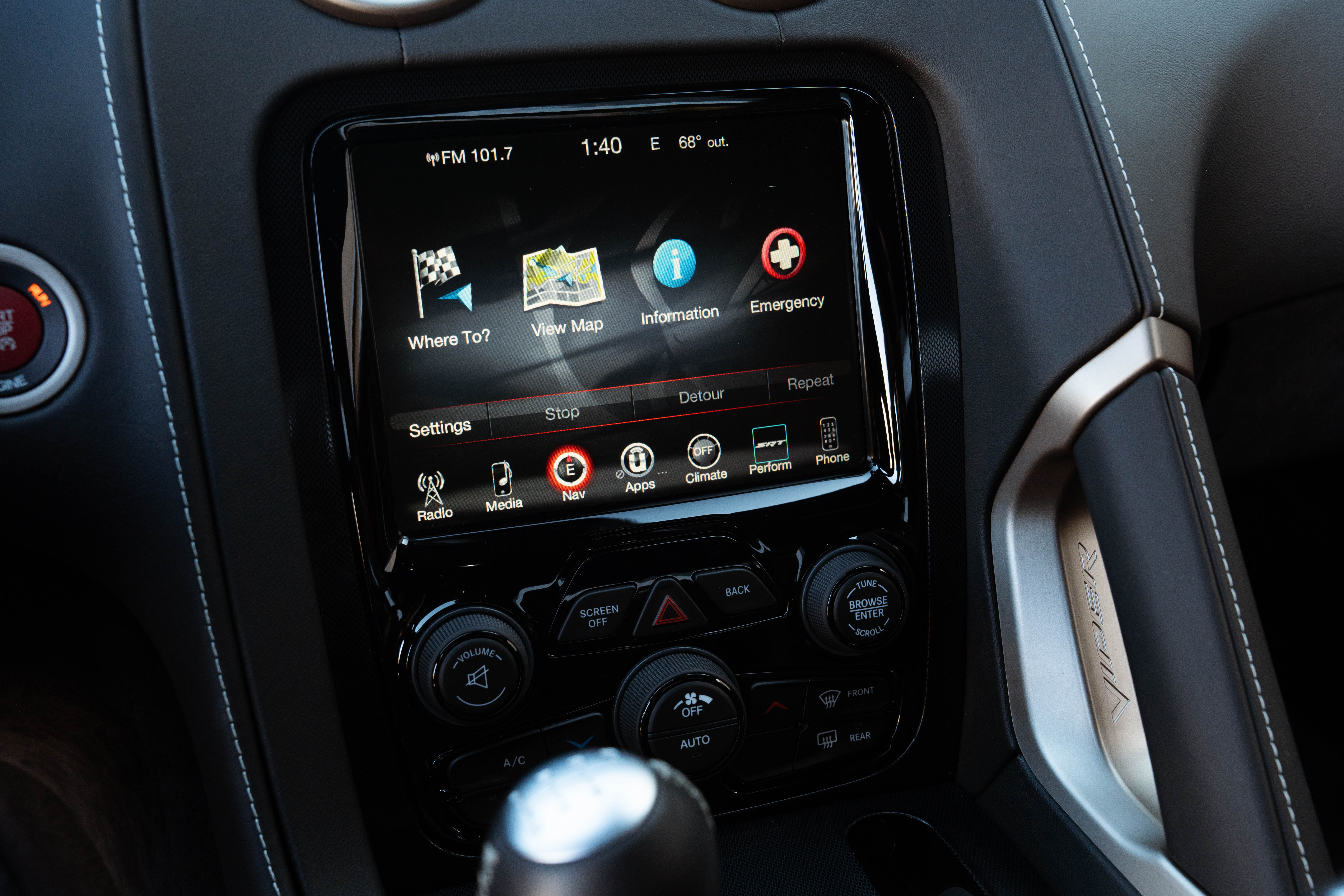 2016 Dodge Viper ACR Extreme — Interior
