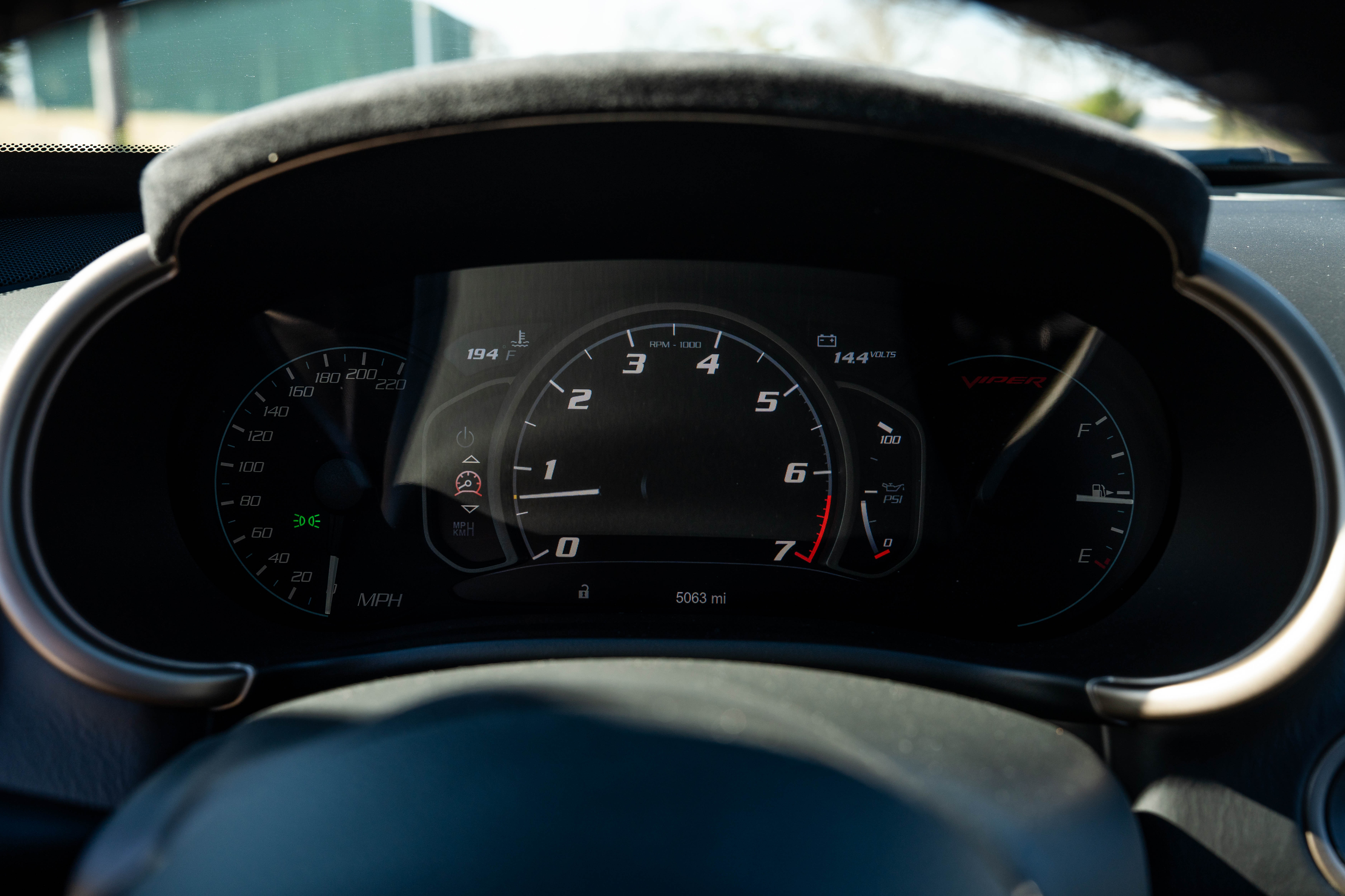 2016 Dodge Viper ACR Extreme — Interior
