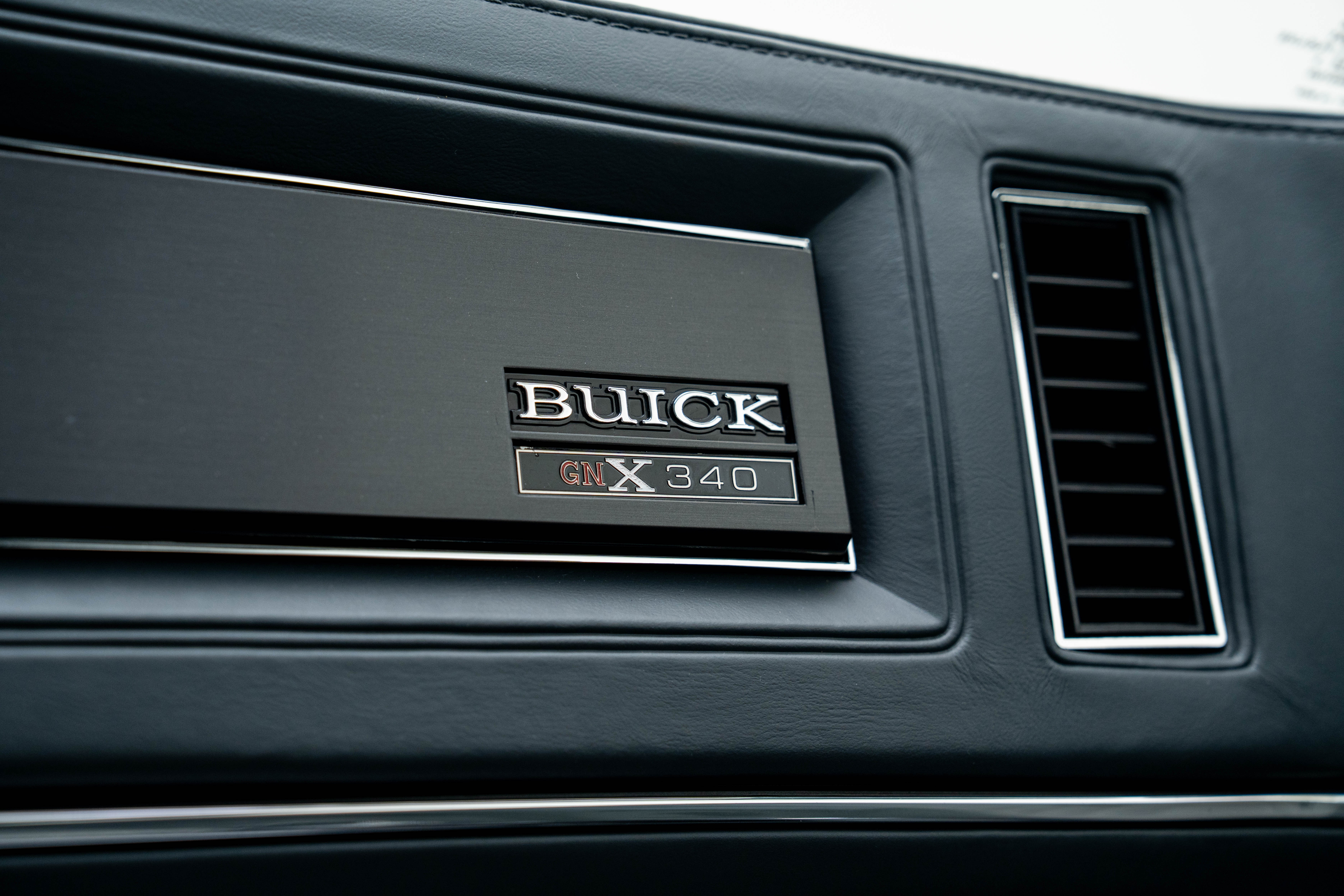 1987 Buick GNX — Interior