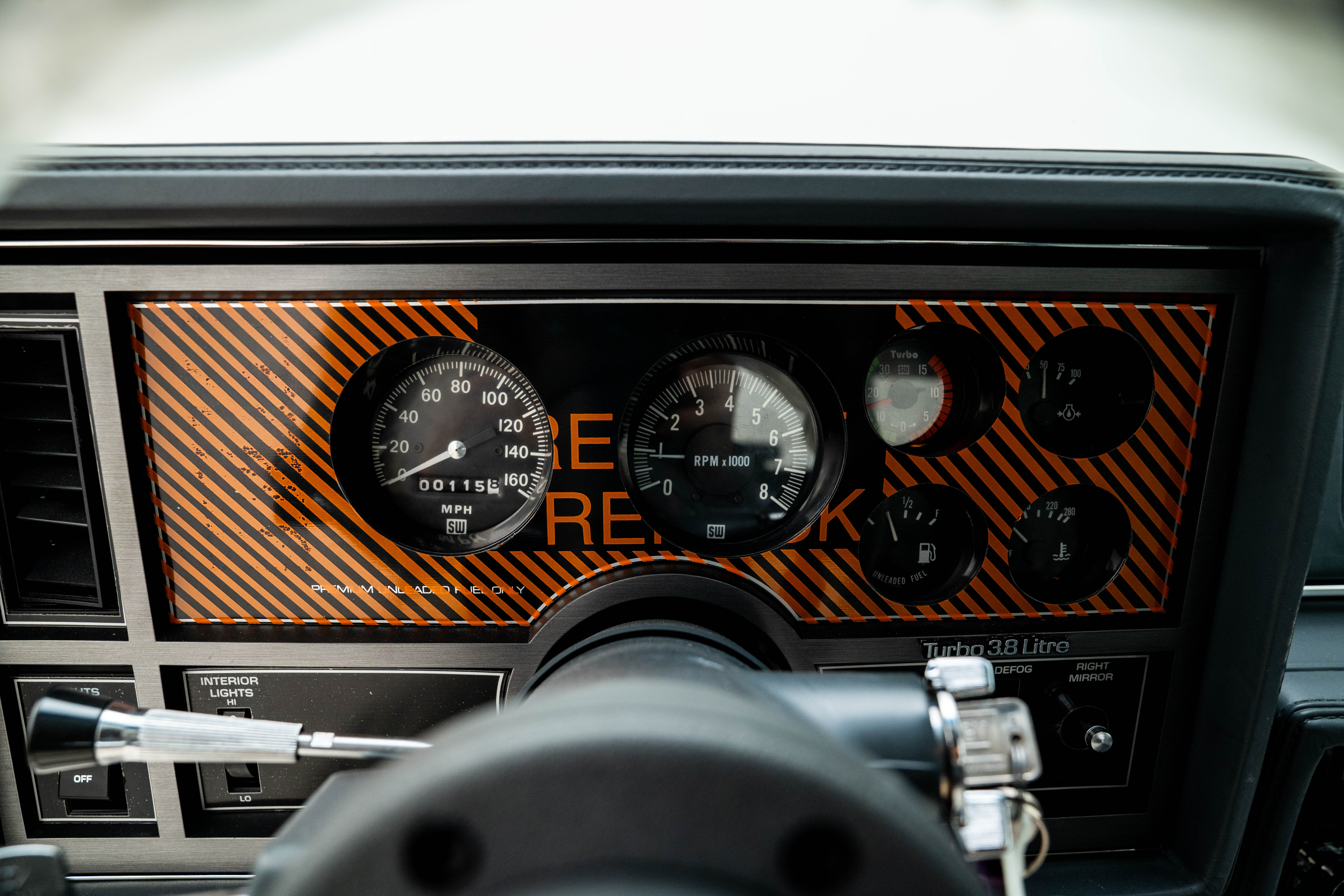 1987 Buick GNX — Interior