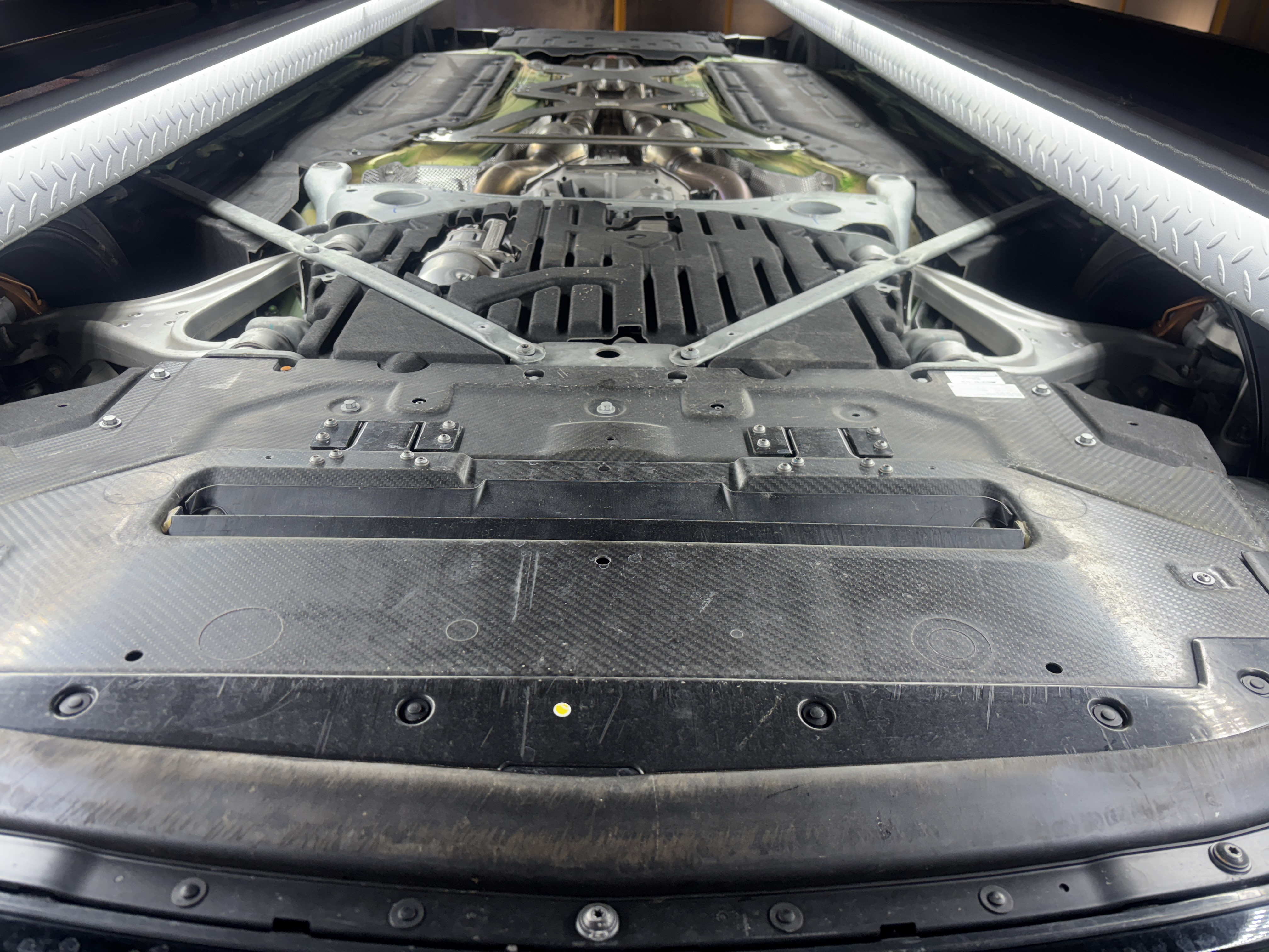 2018 Mercedes-AMG GT-R — Undercarriage