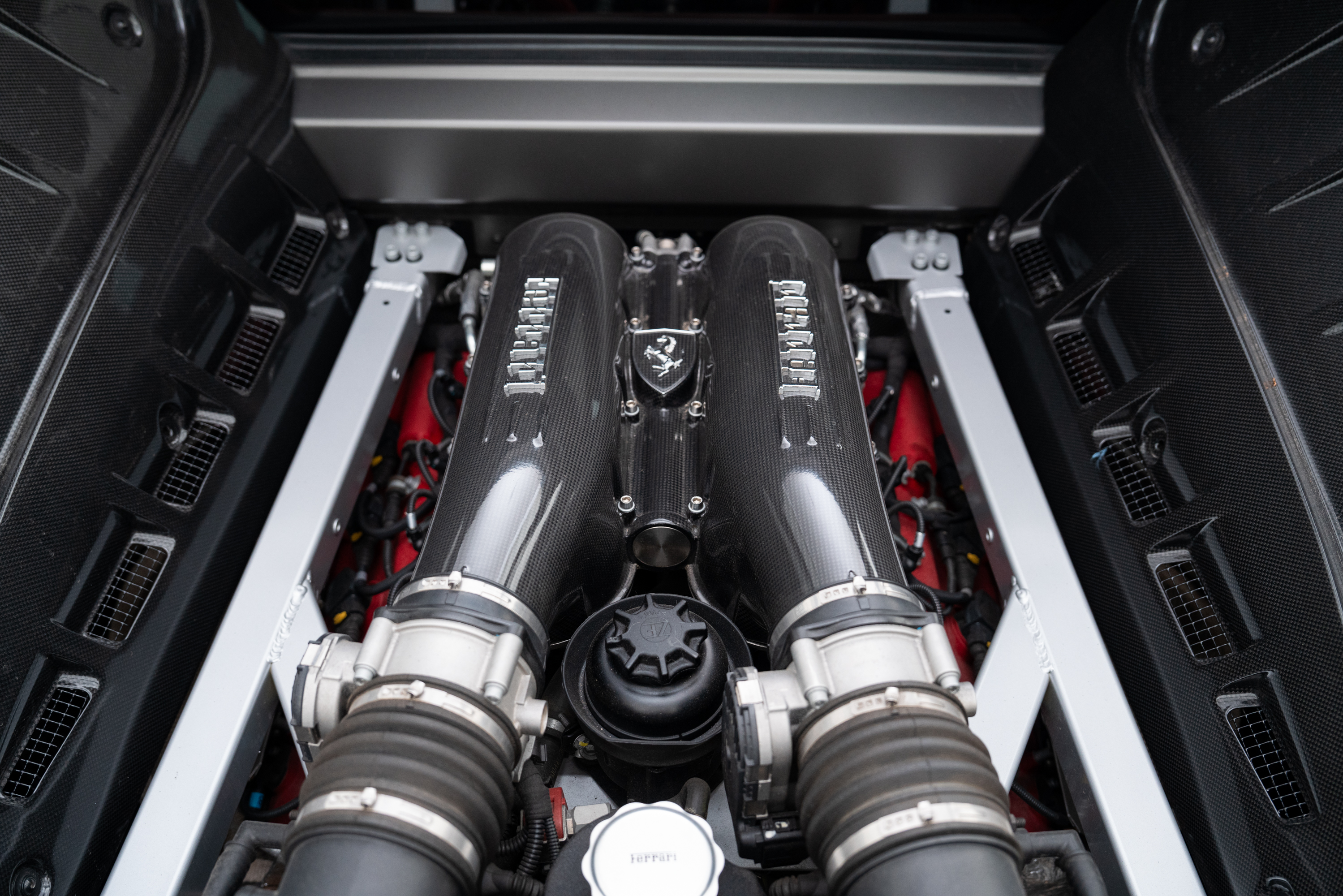 2009 Ferrari 430 Scuderia — Engine Bay