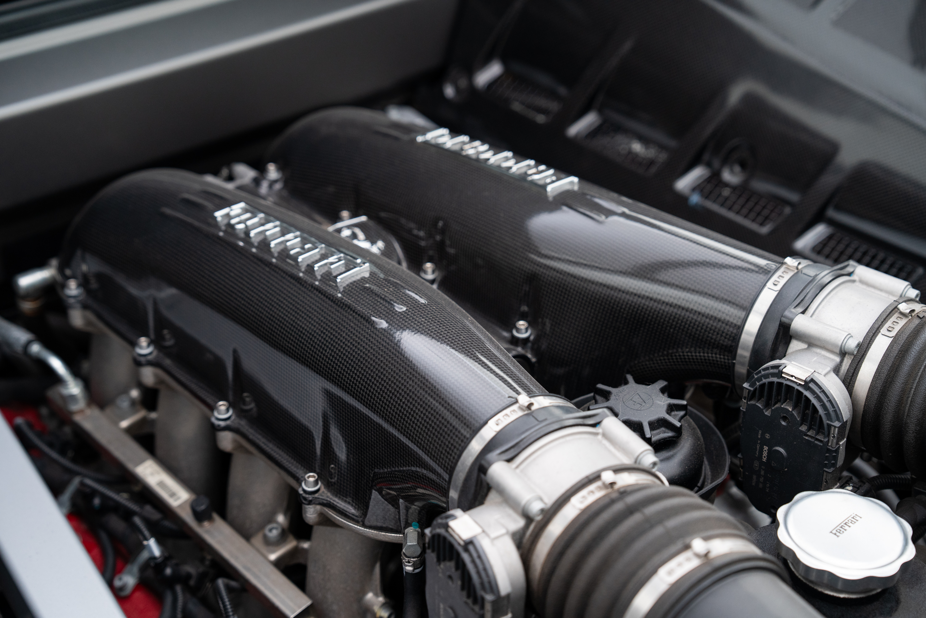 2009 Ferrari 430 Scuderia — Engine Bay