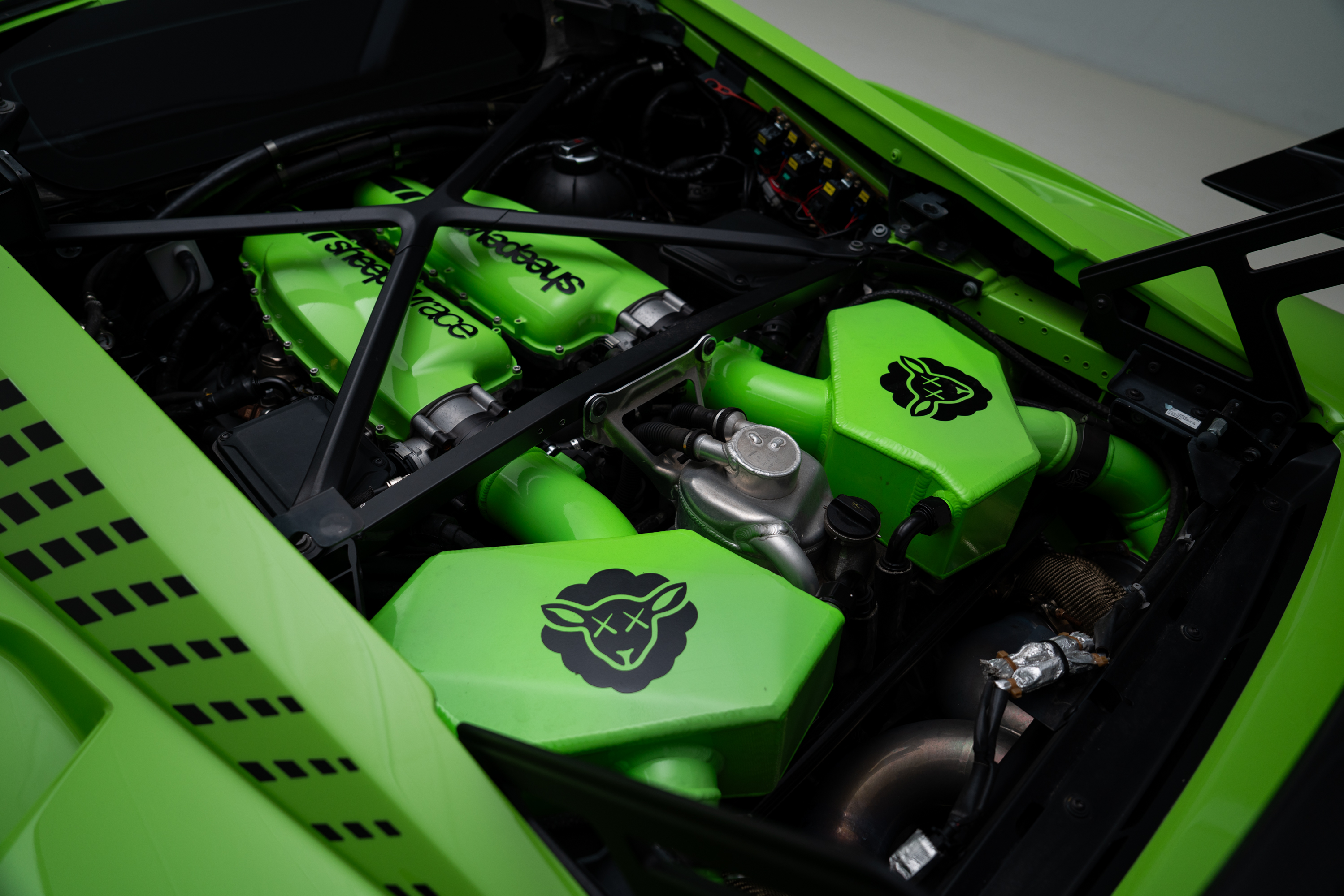 2022 Lamborghini Huracan STO — Engine Bay