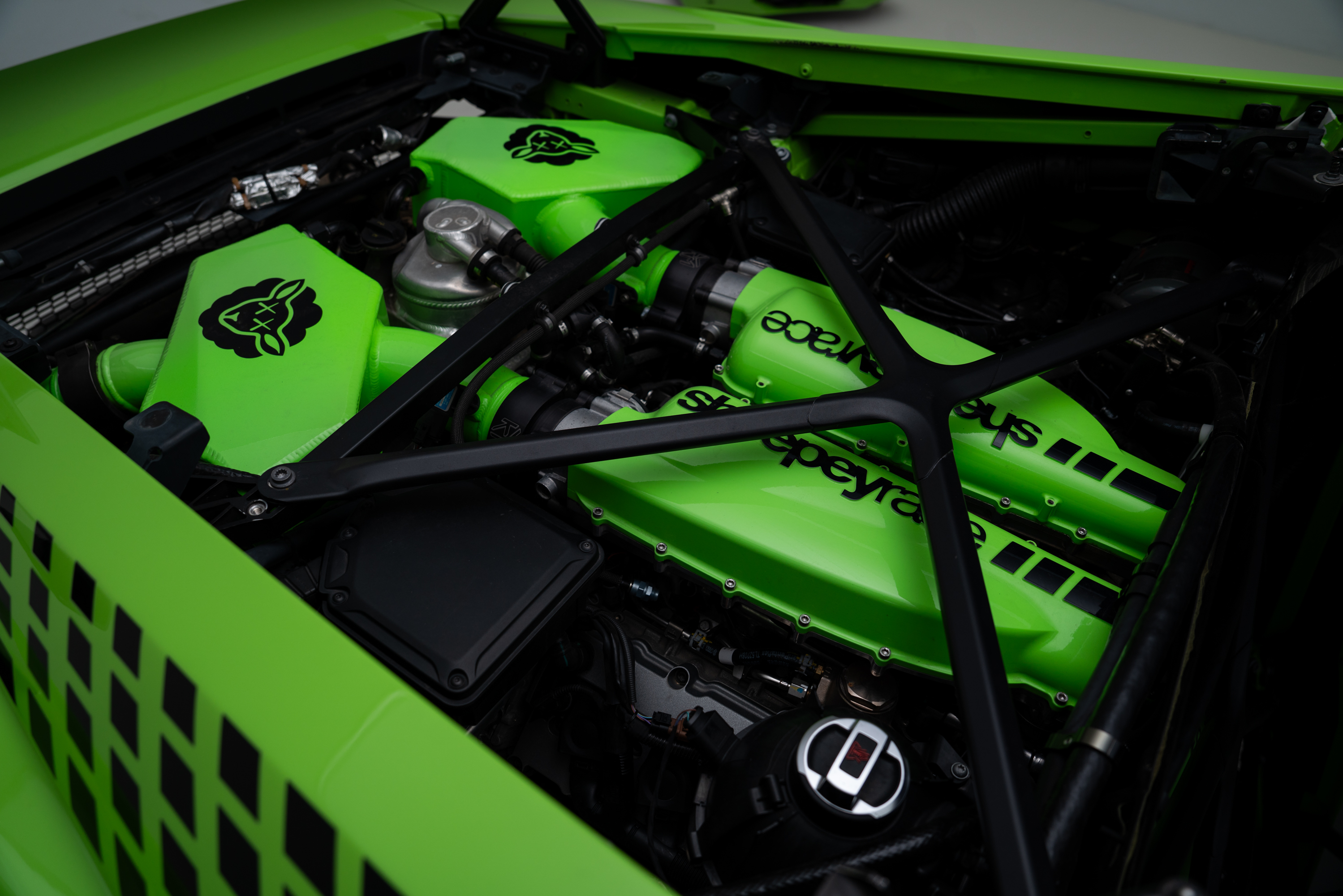 2022 Lamborghini Huracan STO — Engine Bay
