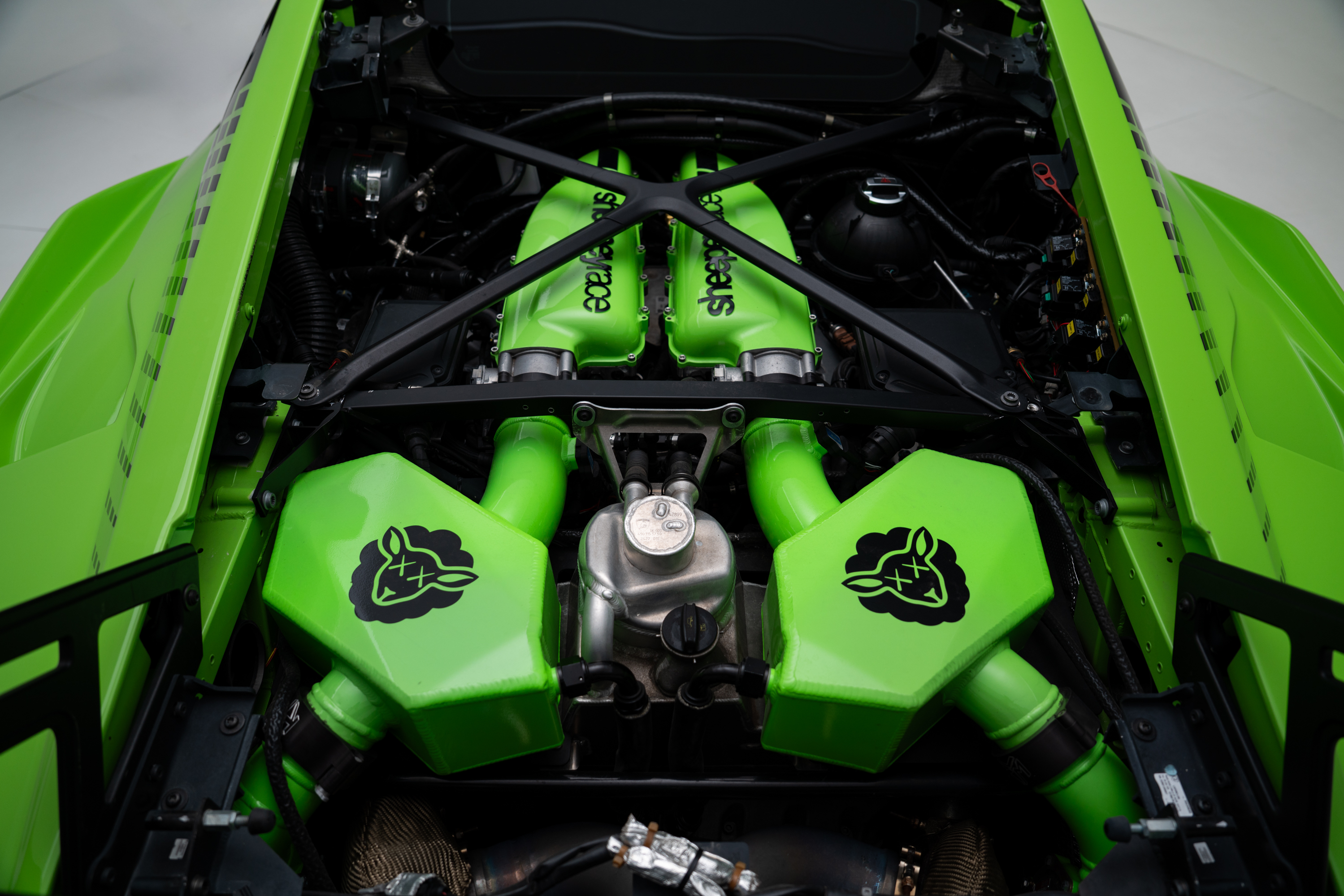 2022 Lamborghini Huracan STO — Engine Bay