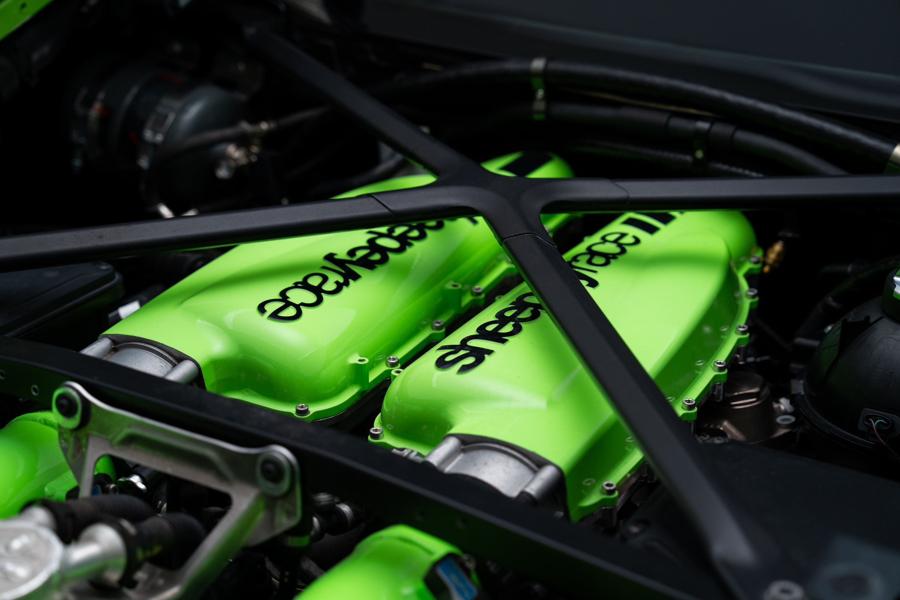 2022 Lamborghini Huracan STO — Engine Bay