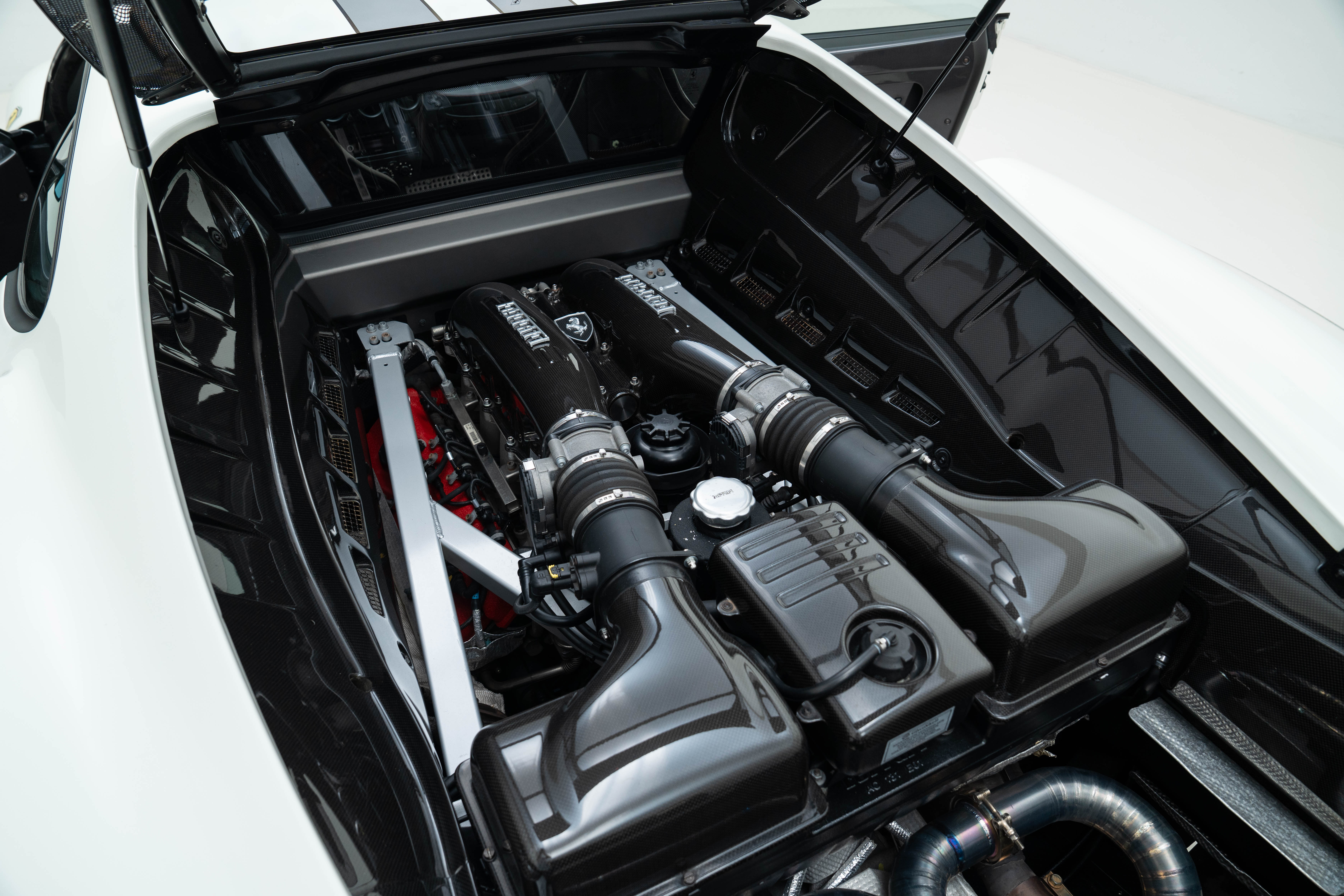 2008 Ferrari 430 Scuderia — Engine Bay