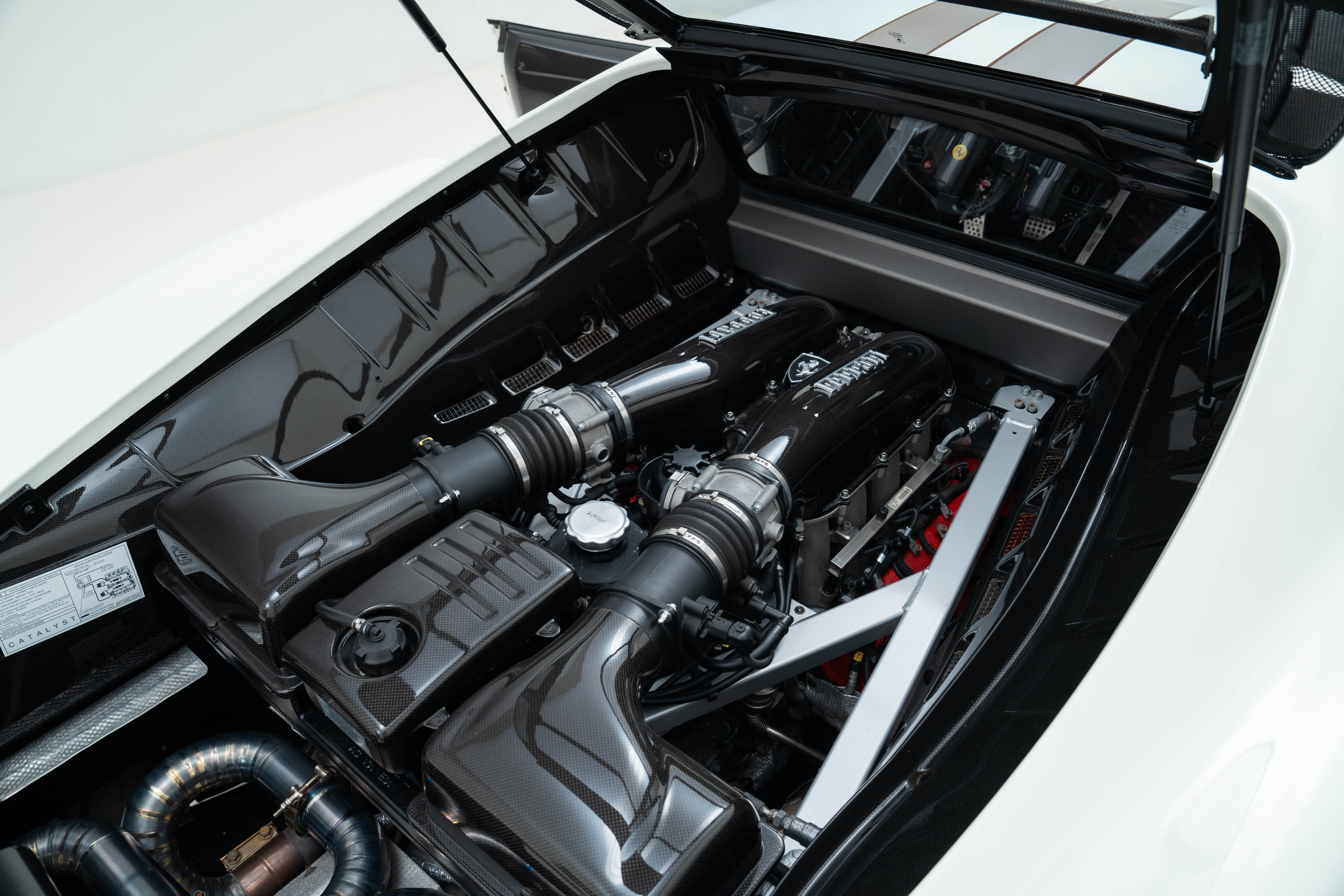 2008 Ferrari 430 Scuderia — Engine Bay