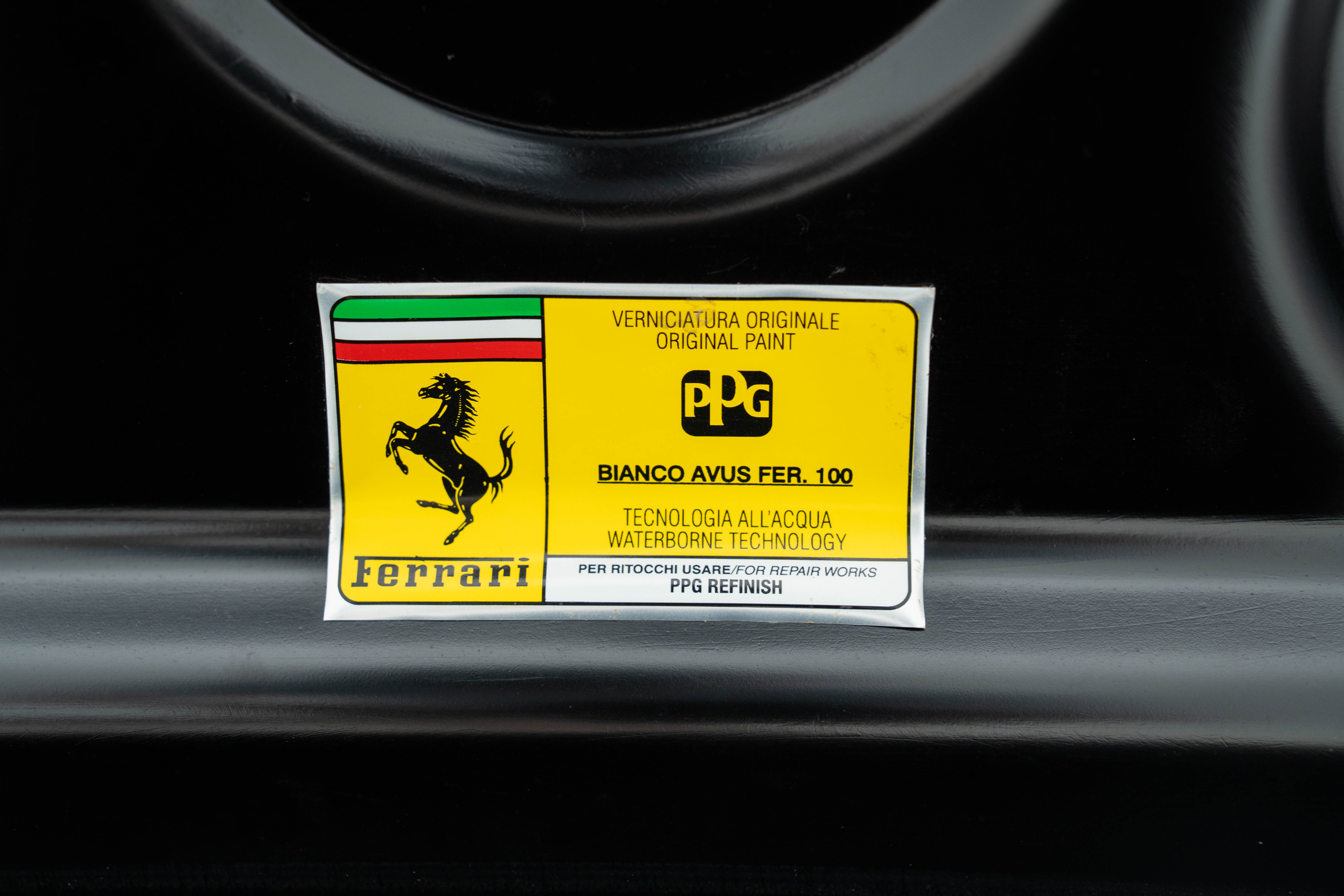 2008 Ferrari 430 Scuderia — Tags and Stamping