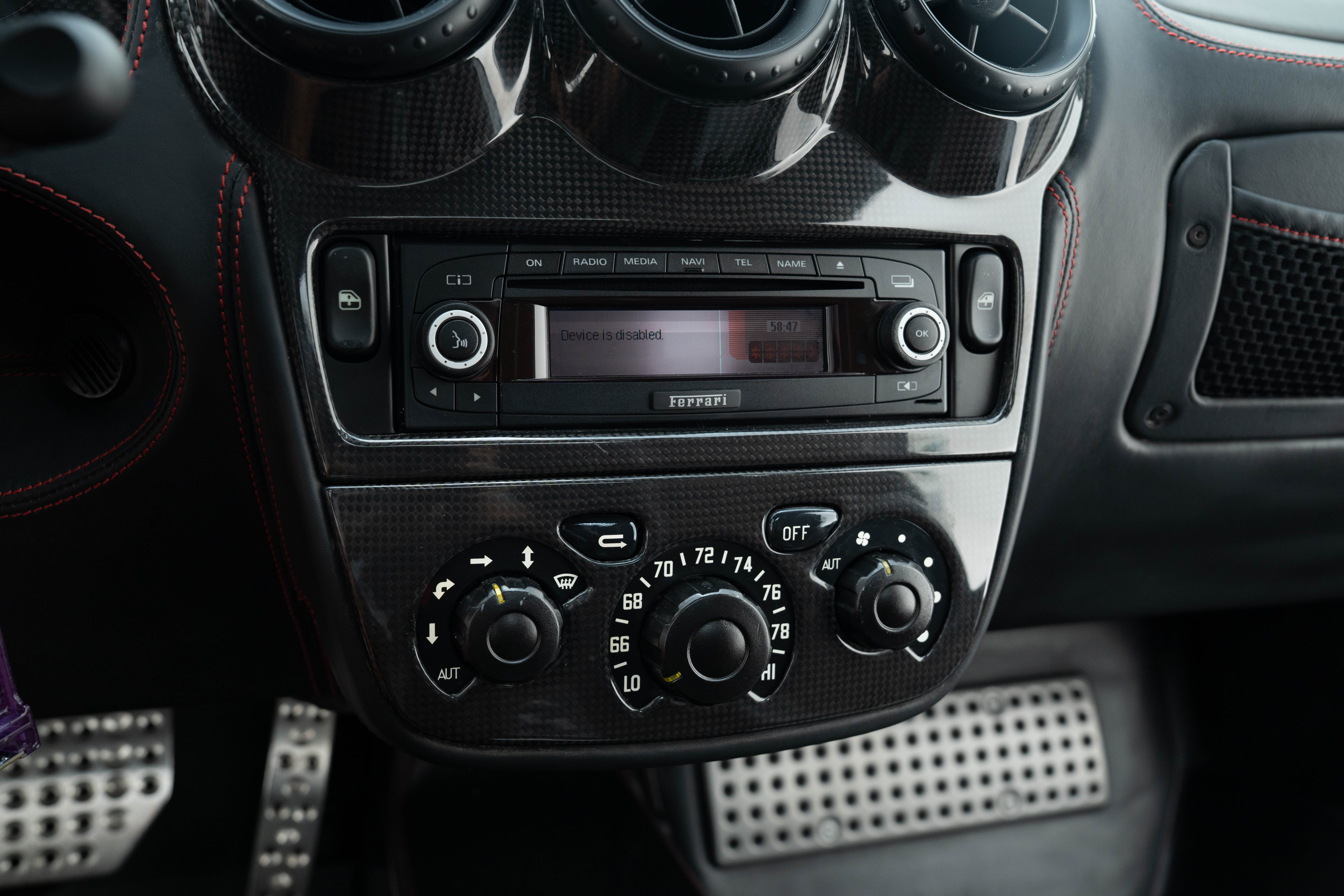 2008 Ferrari 430 Scuderia — Interior